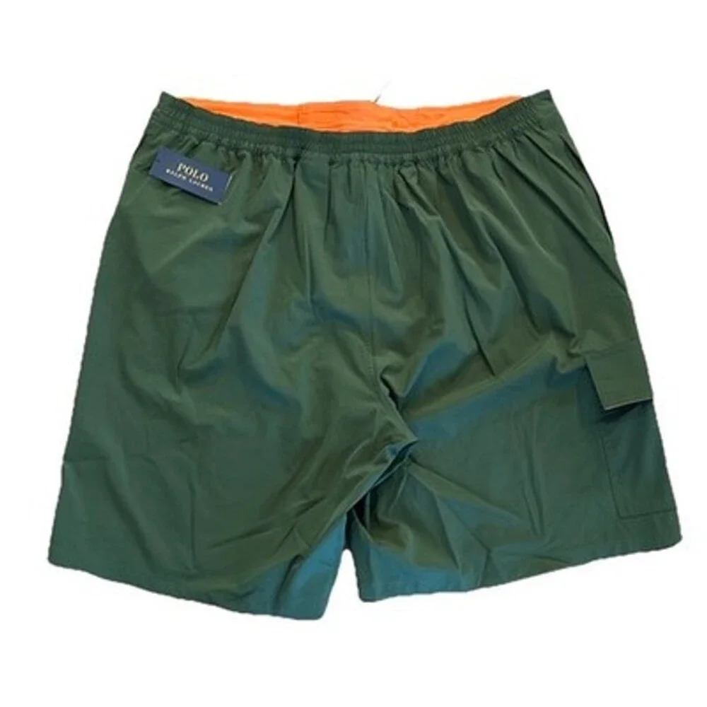 NWT Polo Ralph Lauren Mens 2XL Tall Kailua Board Shorts Swim Pony Olive Green